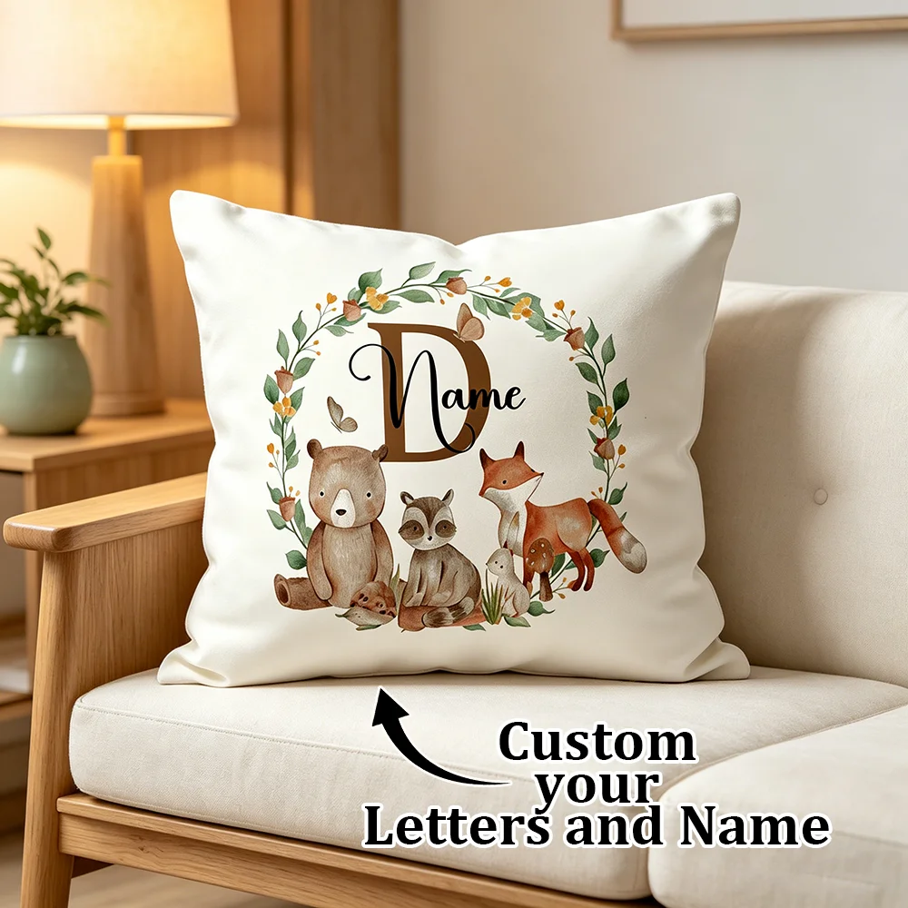 1PC Personalized Woodland Anim - Baby Nursery Name Letters review and price