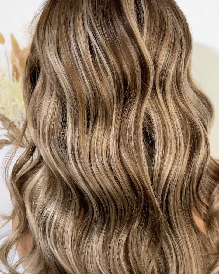 أومبير شقراء براون الباروكات قبل قطعها شعري الاصطناعية الدانتيل الجبهة الباروكات طويلة الطبقات الجسم موجة شعر مستعار غلويليس ارتداء للذهاب العصرية D #5