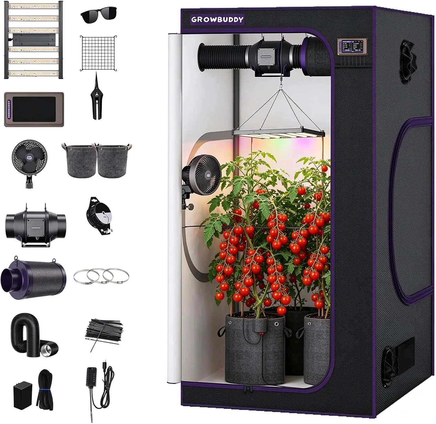 3x3 Grow Tent Kit, 36