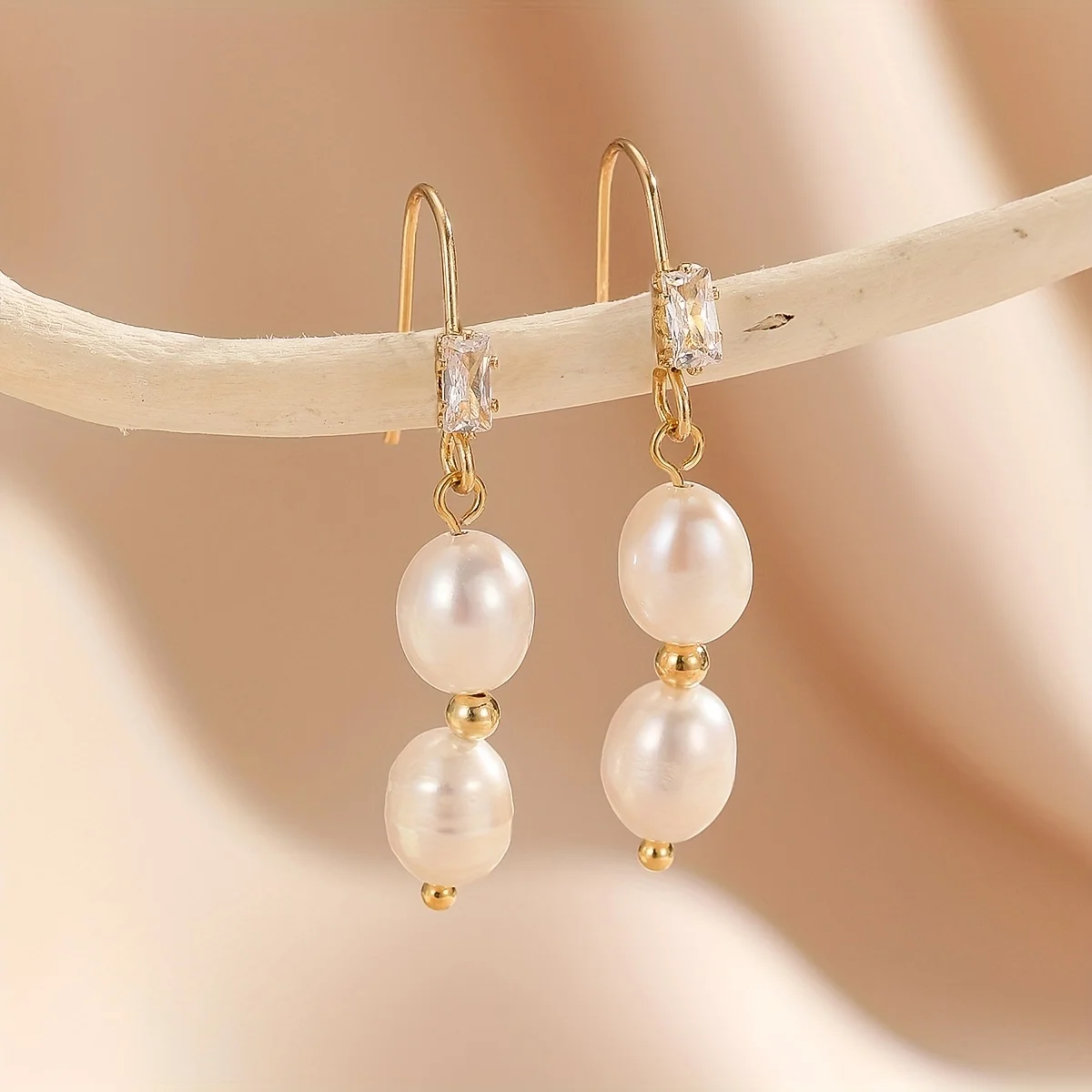 Fashion Wedding Jewelry Earrings, Silver Pearl Earrings, Minimalist Style, Women\'s Earrings, The First Choice For Giving Gifts