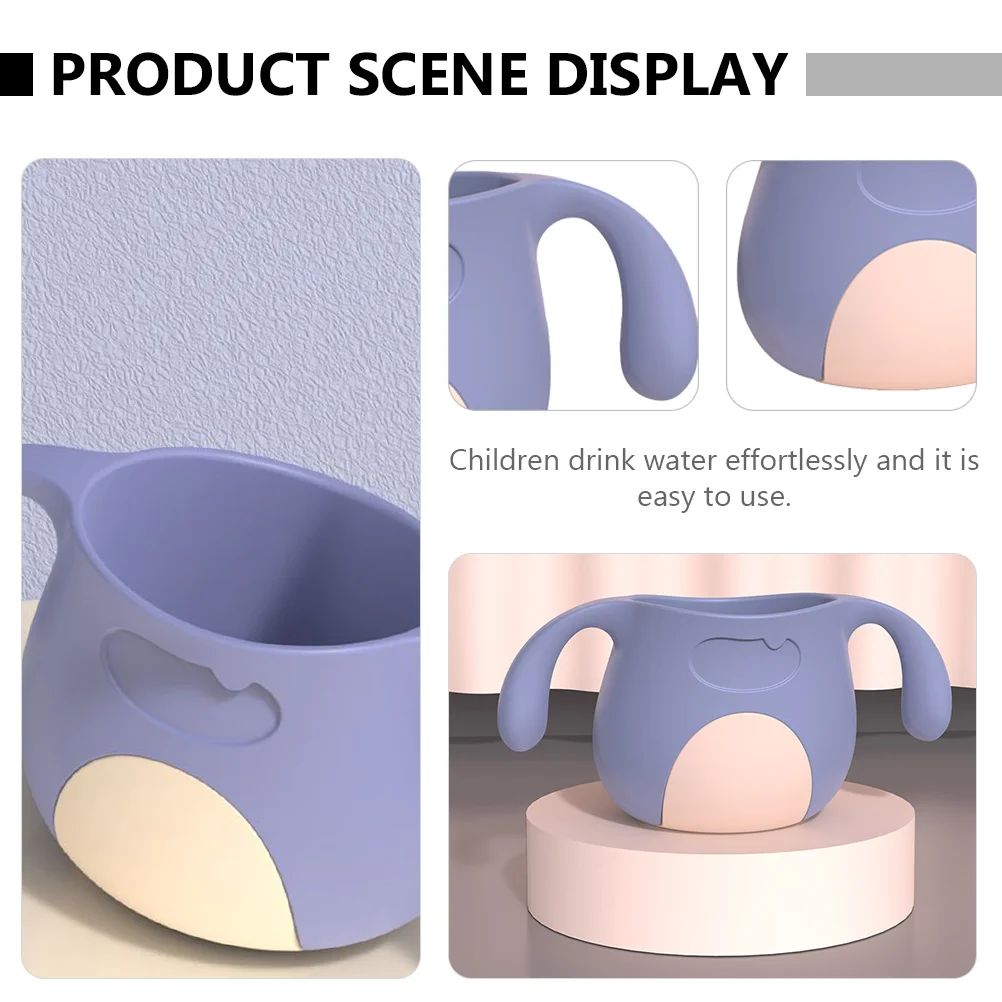 

Safe Silicone Baby Cup 200-300ml Toddler Training Water Glass Easy to Hold and Drink for Kids Baby Cup Training Water Glass