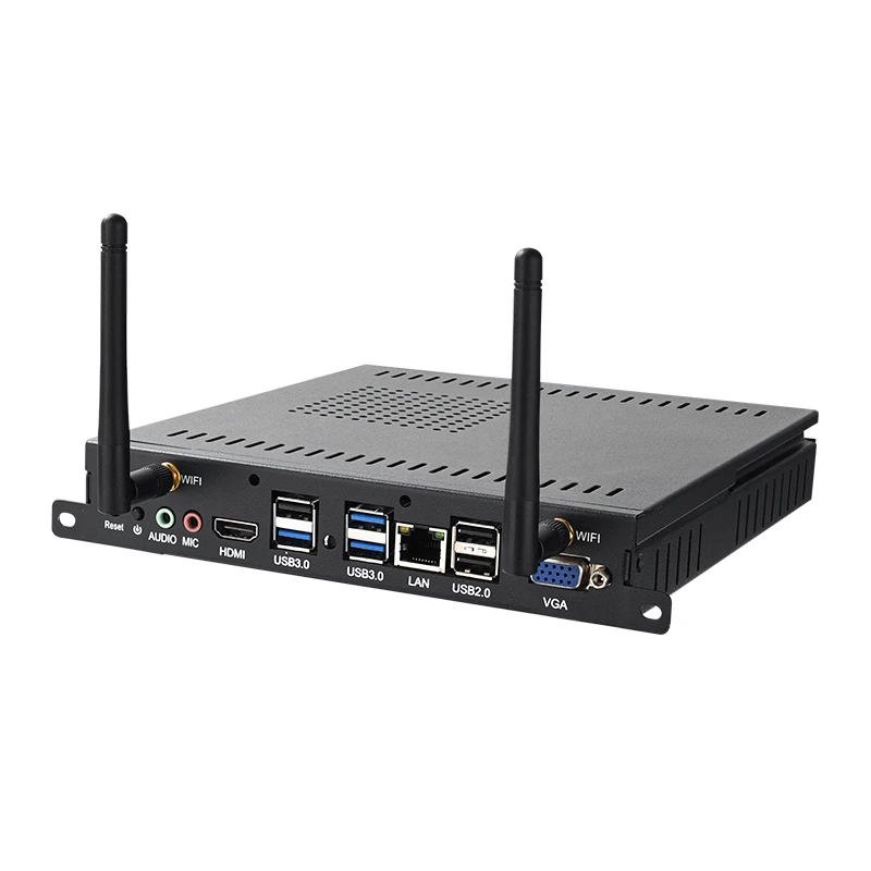 SZMZ-Mini PC Fanless com Windows 10 Pro, Core i7, 2670QM, DDR3, 128GB, 256GB, 4K, 60Hz, HD, VGA, Win10, Linux, Barebone Minipc