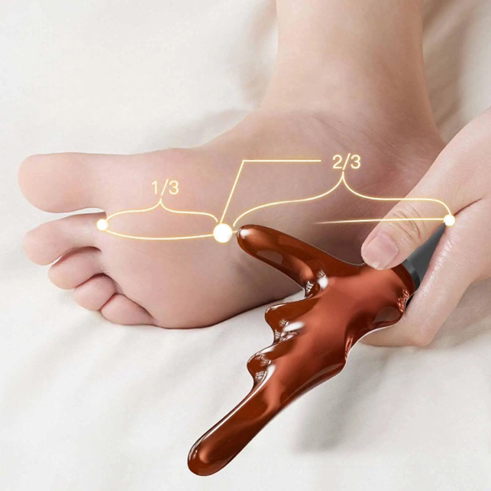 

Инструмент Гуа Ша, полимерный подарок для девочек, легкая многофункциональная ножка с гладкой поверхностью