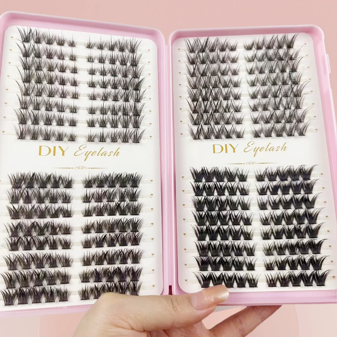 320 Pcs Little Devil False Eyelashes, Thick Naturally Elongated, Perfect for Daily Outings&Festive Parties, Enhance Your Look
