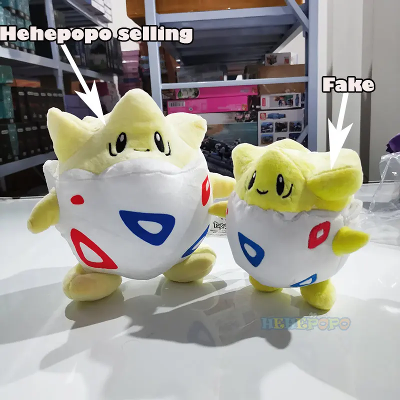 Peluche de Togepi de Pokémon, Juguete Kawaii, Muñeco para Regalo para Niño, Juego Original, 25cm