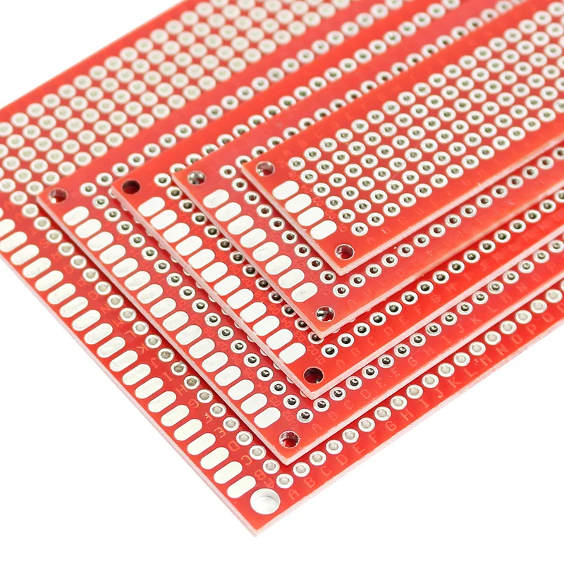 5PCS PCB Double Side Board Prototype Board 2x8 3x7 4x6 5x7 7x9 8x12 9x15cm Circuit Board DIY Universal Electronic Kit Protoboard