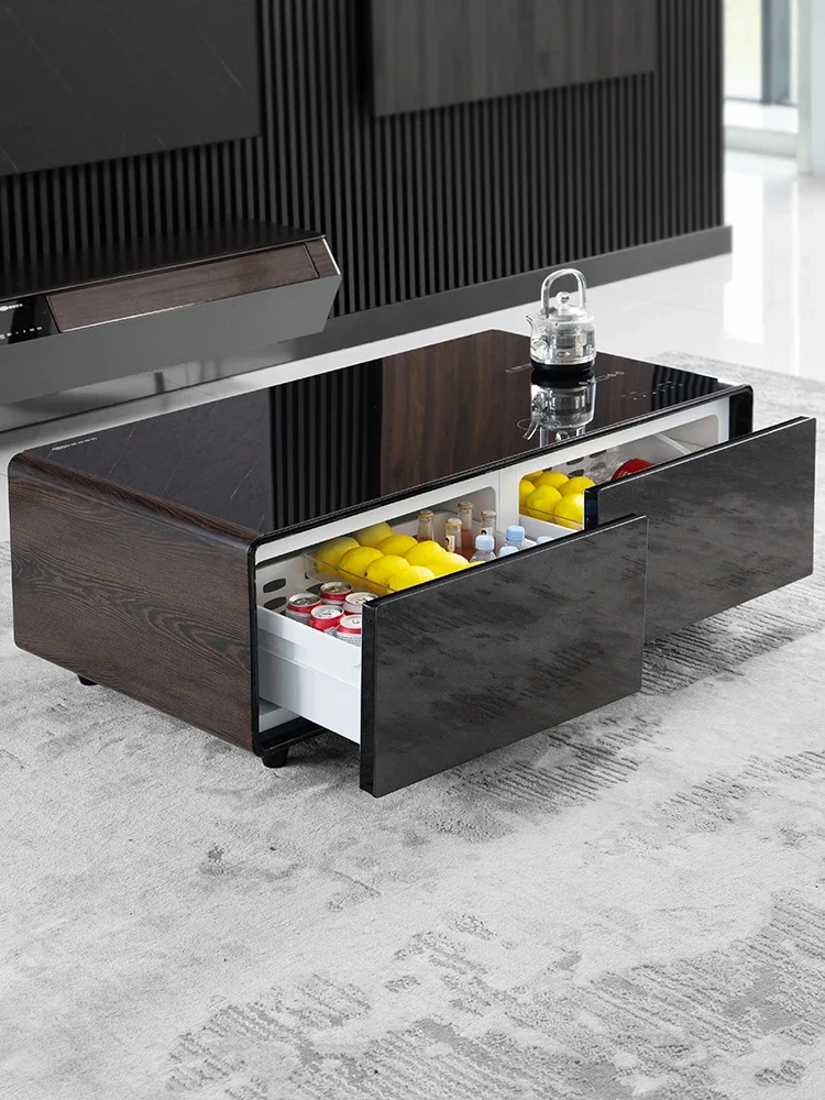 

Kung Fu tea table, tea table, integrated refrigerator, intelligent multi-functional square audio and video room, can make tea