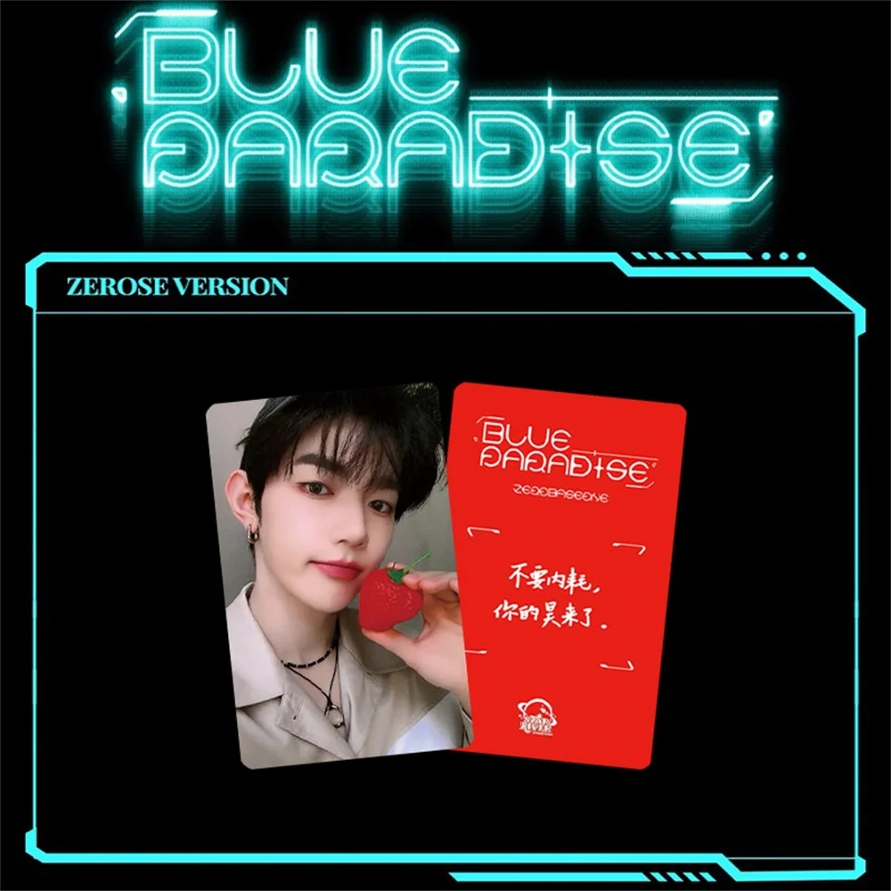 KPOP ZB1 – Album PARADISE bleu, carte photo StarRiver fraise, cartes LOMO ZhangHao Ricky HanBin ZEROBASEONE, cadeaux pour Fans