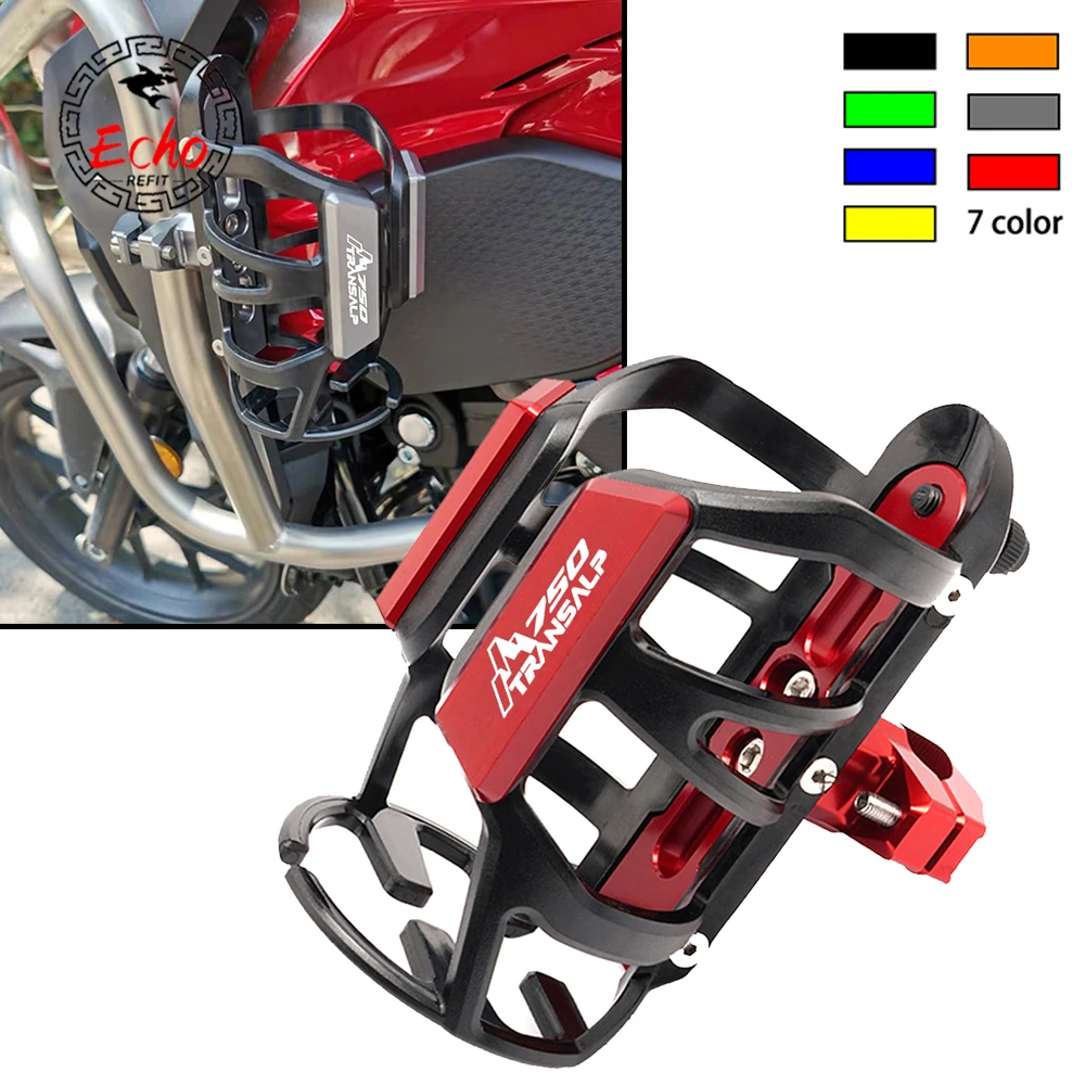 For HONDA Transalp XL750 XL 750 TRANSALP 750 2022-2024 Universal Motorcycle Accessories Beverage Water Bottle Drink Cup Holder