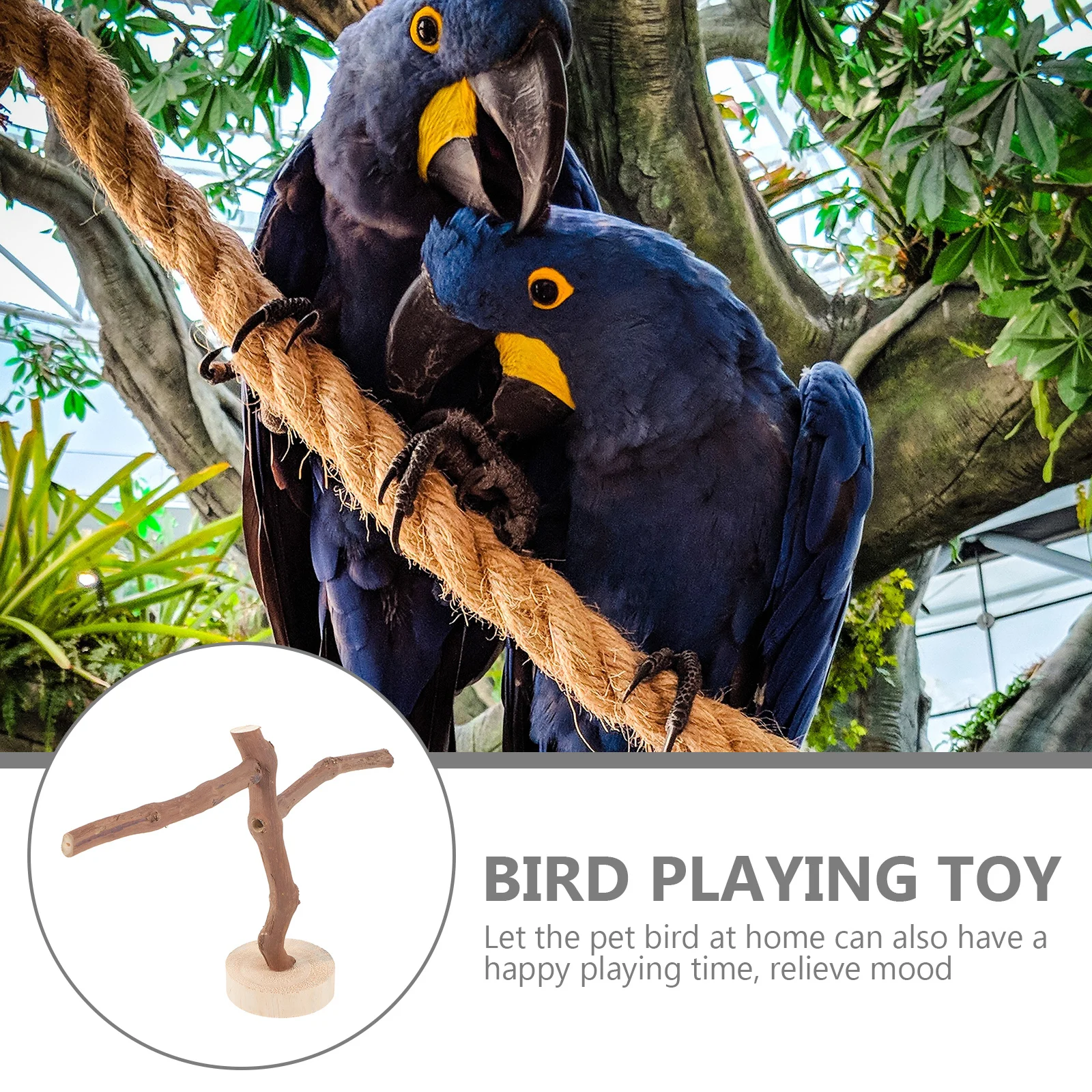 

Bird Perch Natural Grape Branch Parrot Standing Pole Grinding Stand Cage Accessories Bird Perches for Parrots Cockatiels