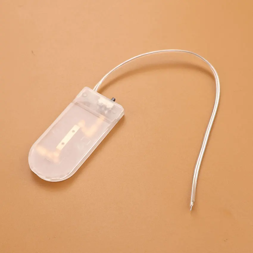 JCD 1Piece CR2032 CR 2032 Button Coin Cell Battery Holder Case Cover With ON-OFF Switch leads Wire 3V 6V Battery Box