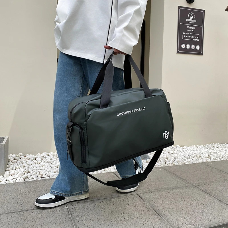 Independent Shoe Compartment Can Be Expanded Luggage Bag Portable Travel Bag Large Capacity Dry and Wet Separation Fitness Bag