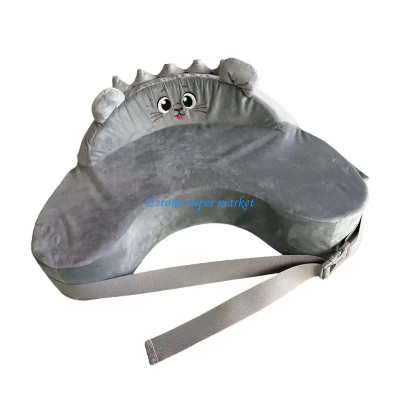 

090B Spacious Feeding Pillow for Growing Babies Safety Barrier Comfort for Feeding