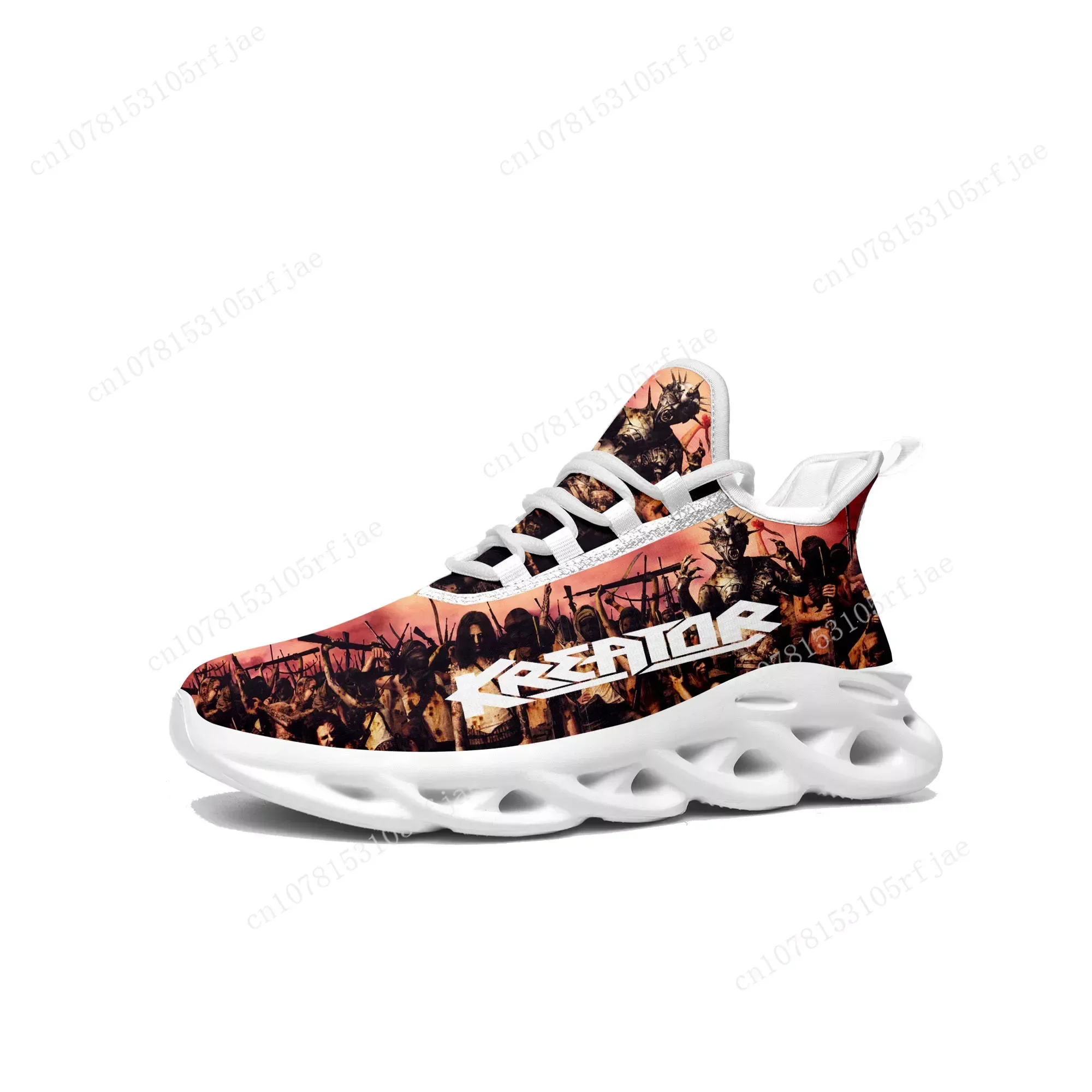 

Kreator Band Flats Sneakers Mens Womens Sports Run Shoes Quality Gods of Violence Sneaker Lace Up Mesh Footwear Tailor-made Shoe