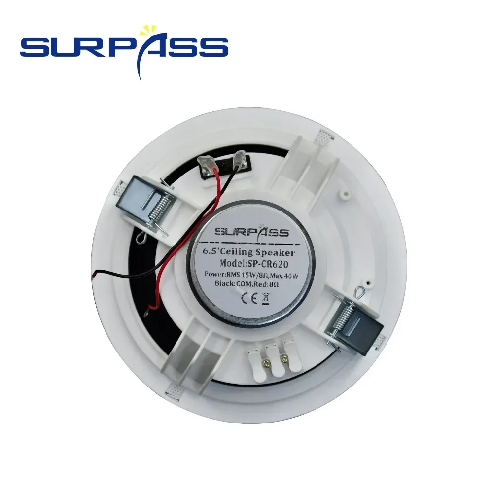 6.5 inch 20W Ceiling Speakers Dustproof Frameless Roof In PA Audio Home Sound System,passive speakers for home Kitchen Bathroom