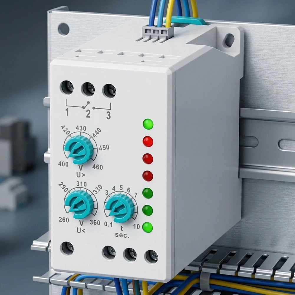 GK-04FN For Industrial Voltage Control Relay Compatible with 380V Three-Phase AC with Neutral Wire and Adjustable Analog Output