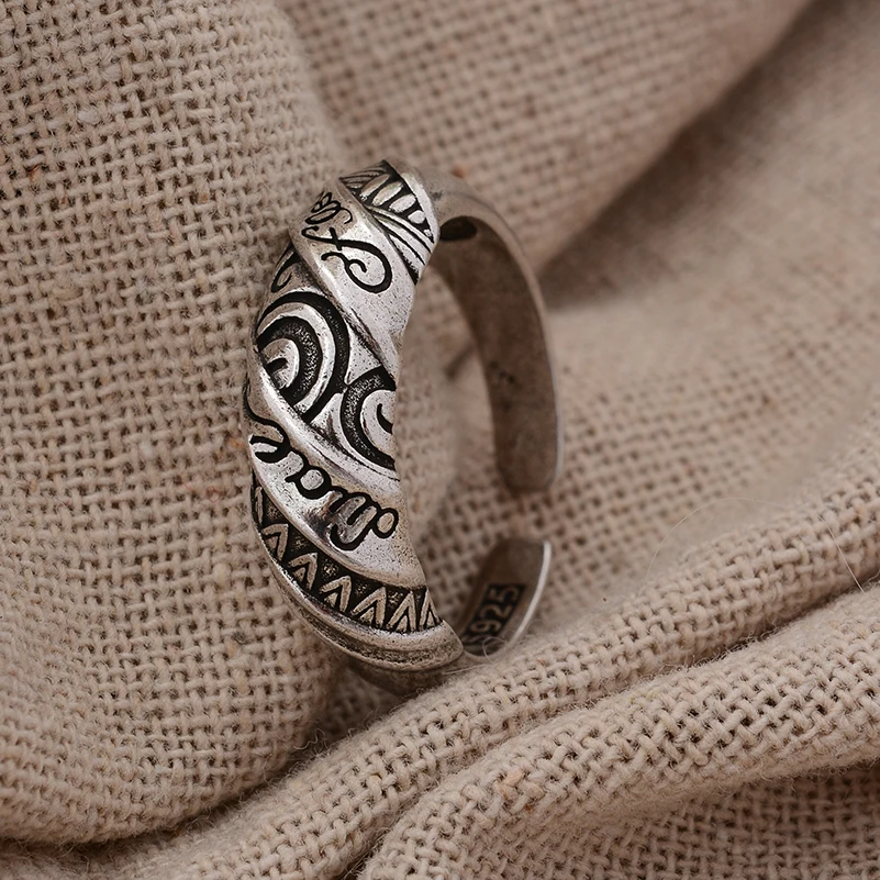 Original New Style Totem Of Angkor Wat Retro Thai Silver Female Ring Cheap Jewelry For Women Gifts No Fade