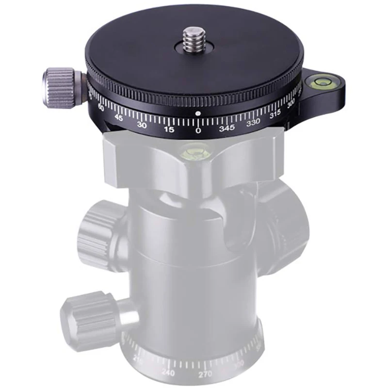 Camera Pan Basis Met Arca Zwitserse Stijl Plaat, 0.95Cm Schroef Aluminium Panoramische Bal Statief Hoofd Met Bellenniveau, Laadvermogen