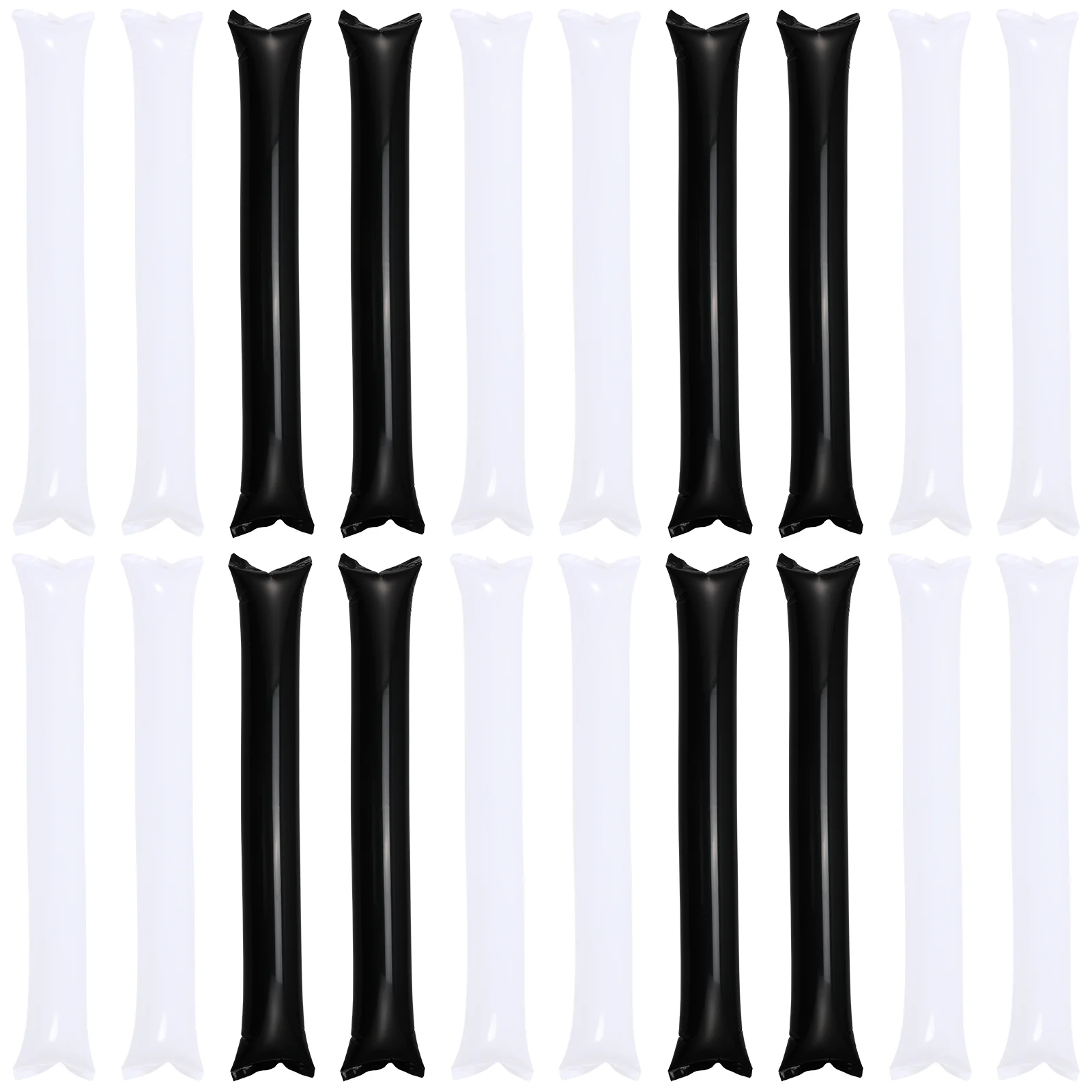 24 Pcs Cheerleader Inflatable Stick Cheering Sticks Kaka Thicken Long Balloons Pe Sports Event Party Favors