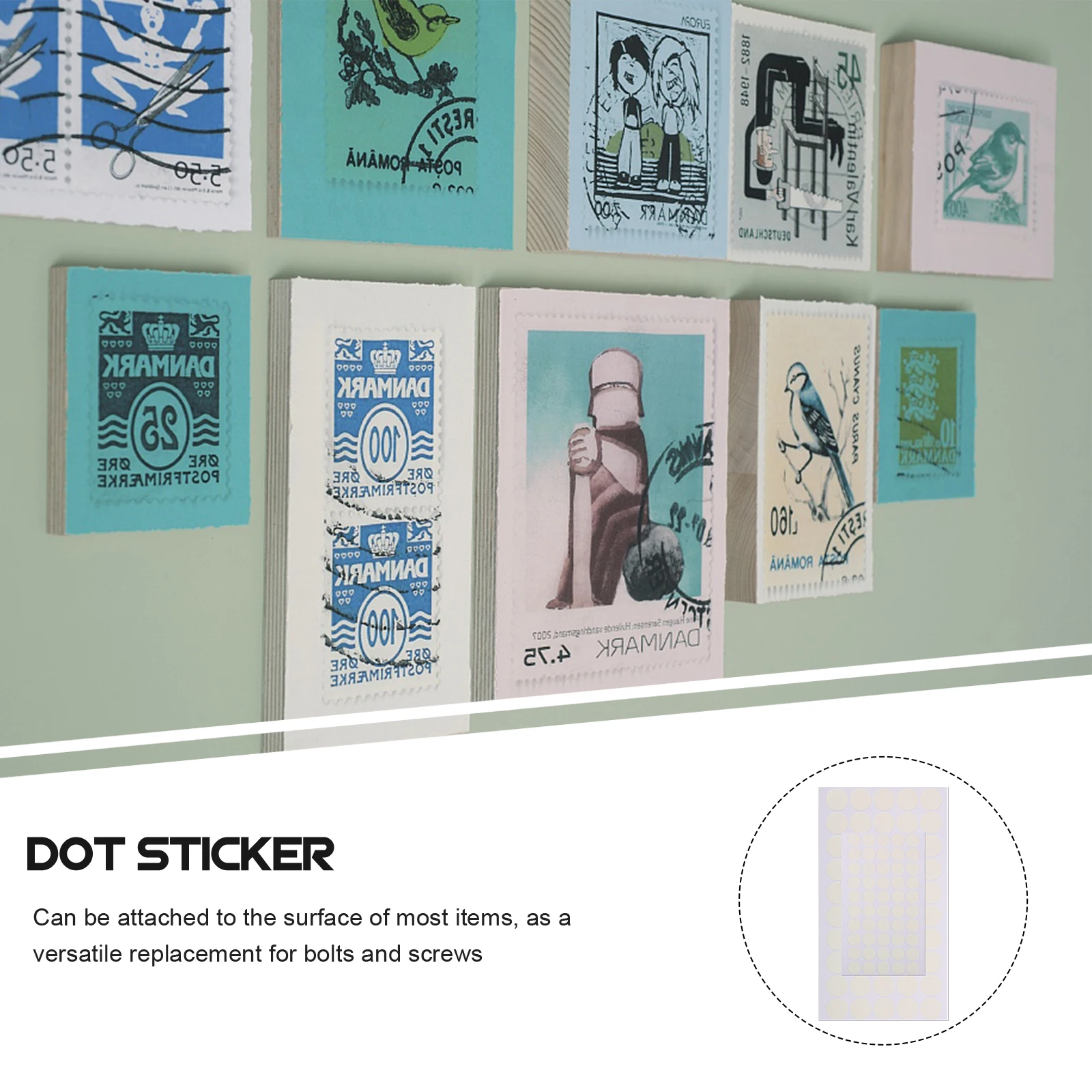 200 قطعة من ملصقات الدائرة الشفافة بنقاط لاصقة مزدوجة الجوانب لبالون الصور وتغليف هدايا الزفاف والحرف اليدوية بدون أثر