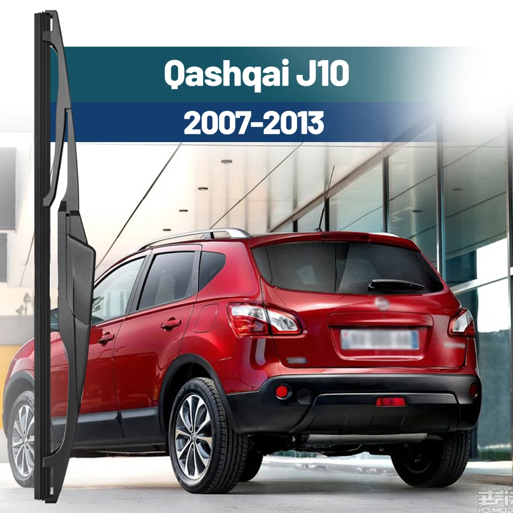 Für Nissan Qashqai Dualis J10 2007–2013 12 Zoll Heckwischerblatt Windschutzscheibe Windschutzscheibe Saubere Heckklappe Fensterbürste