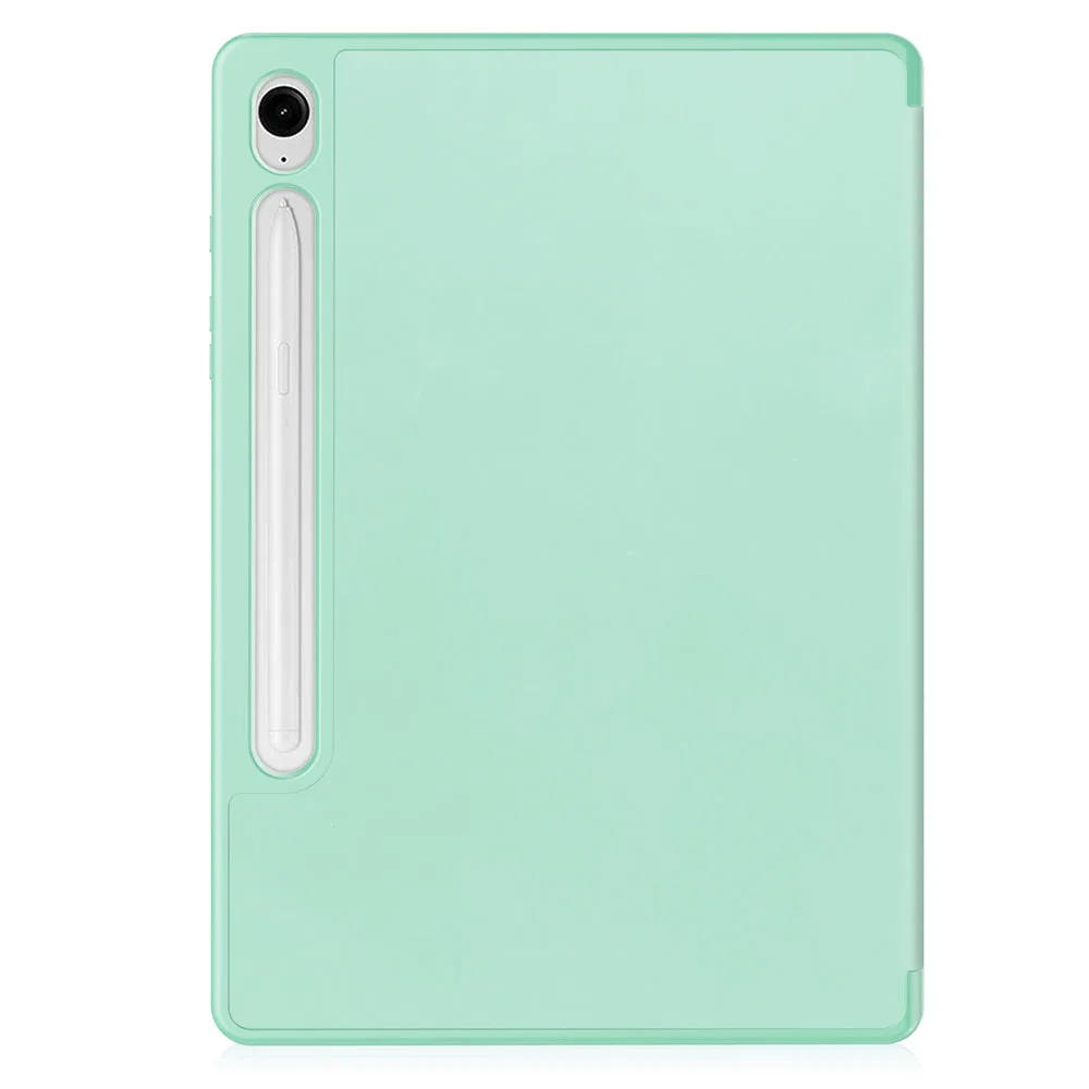 Voor Samsung Galaxy Tab S10 Lite 2025 10.9 "SM-X400 X406B Drievoudige TPU Pen Slot Magnetische Tablet Beschermhoes met Auto Sleep