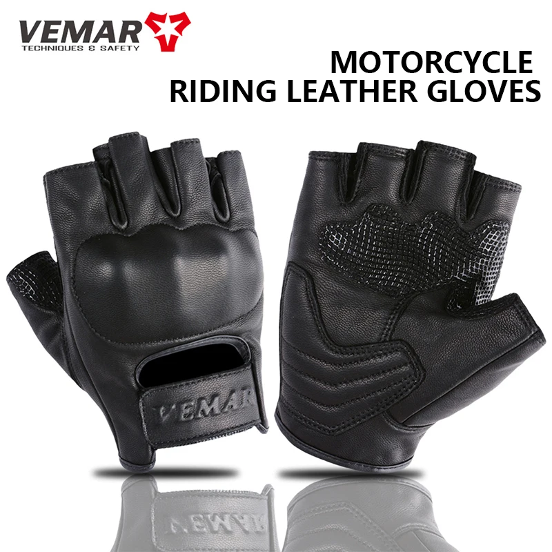 

Vintage Leather Motorcycle Cycling Gloves Touchscreen Motocross Gloves Anti-fall Motorbike Gloves Breathable Dirt Bike Gloves