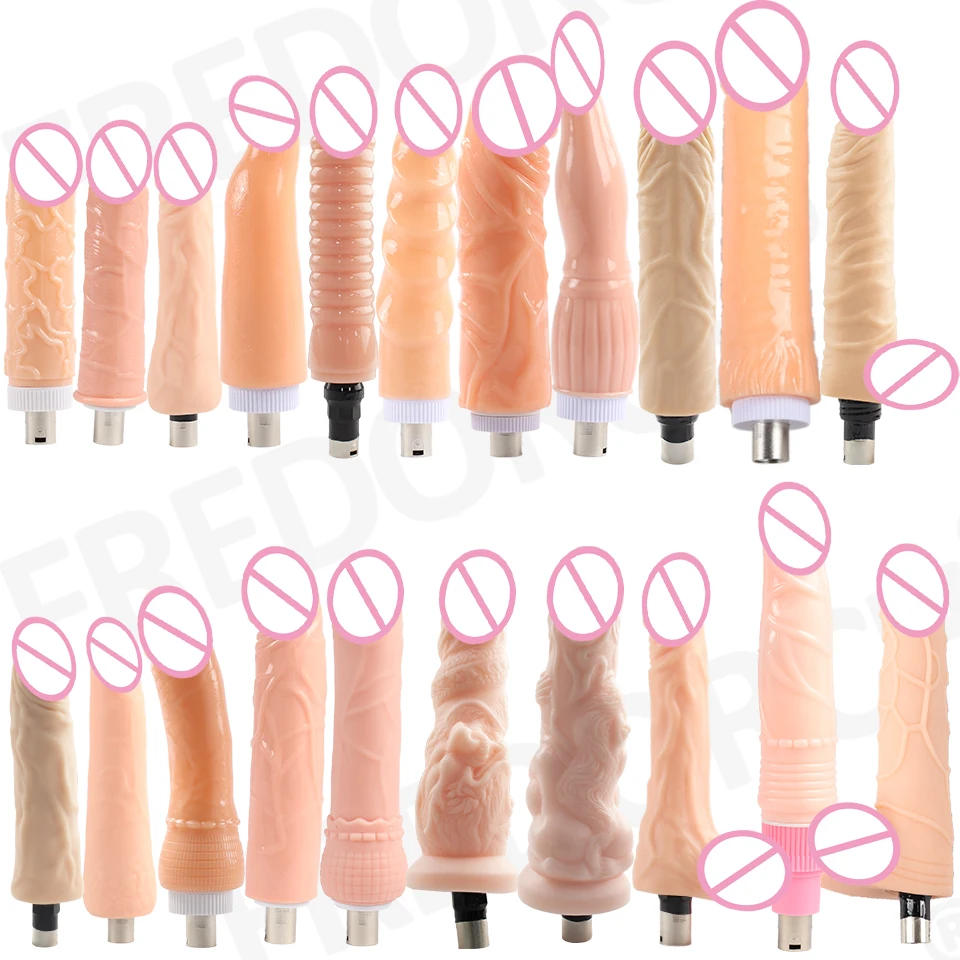 FREDORCH Lot Types Traditional Sex Machine A2 F2 A2S Attachment 3XLR Attachment Dildo Suction Cup Sex Love Machine For Women Man