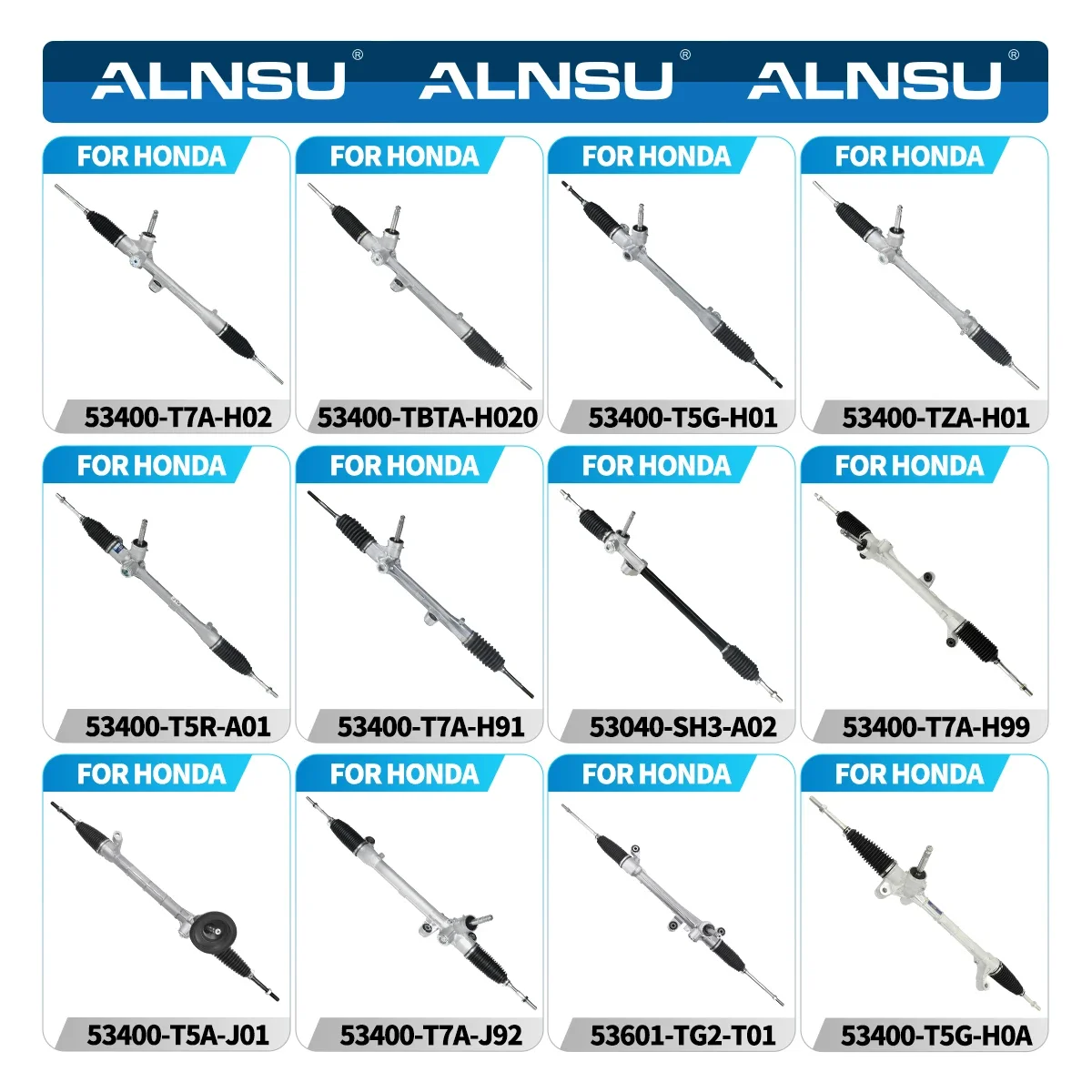 ALNSU high quality steering system steering gear Steering rack for RN3 RN1 53601-S7C-J02 53601S7CJ02