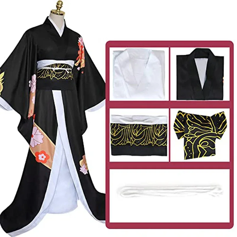 2025 yiyi singxeng kibutsuji muzan traje quimono anime kimetsu não yaiba cosplay roupas personalizar halloween