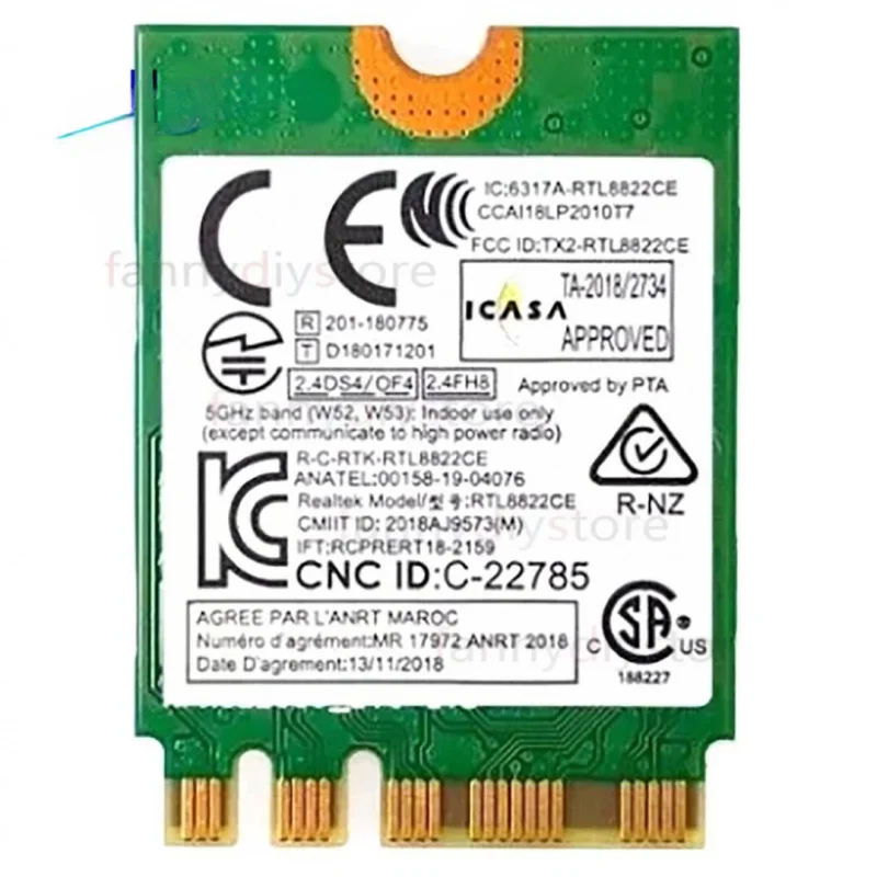 02HK701 New For Lenovo IdeaPad Flex 5 14ARE05 14IIL05 WiFi Card T99H152.00 GRADE B