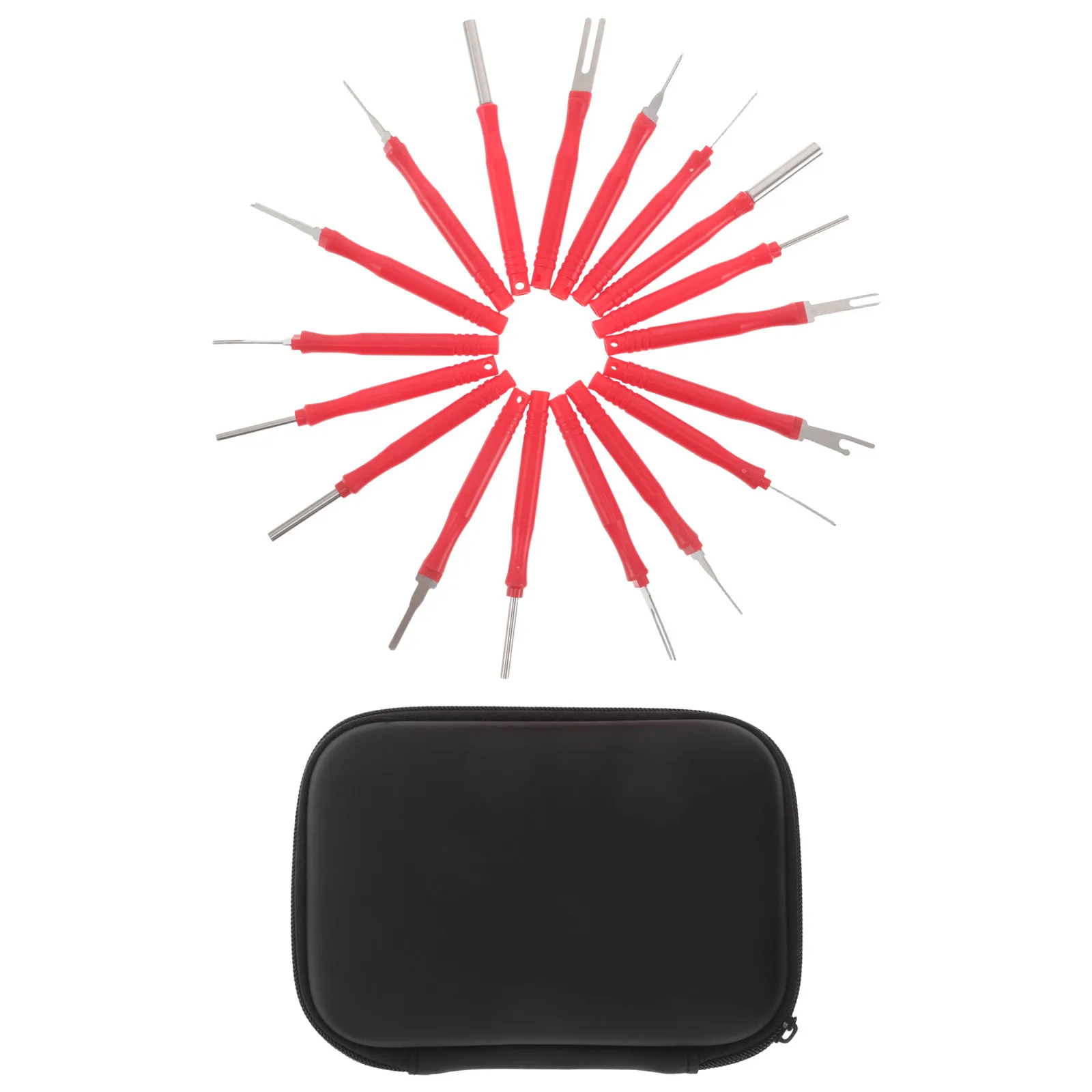 

18pcs Terminal Removal 0.8-6.2Mm Automotive Pin Release Kit Wire Connector Depinning Tool For Car Repair Multi-Size Metal