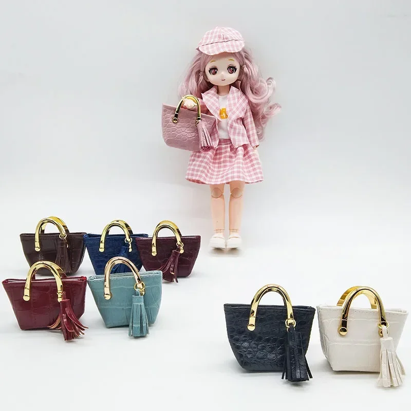 Bolsa de couro elegante para boneca BJD, saco de armazenamento, pode abrir acessórios, 30 cm, 60cm, 1/3 BJD, 1:6