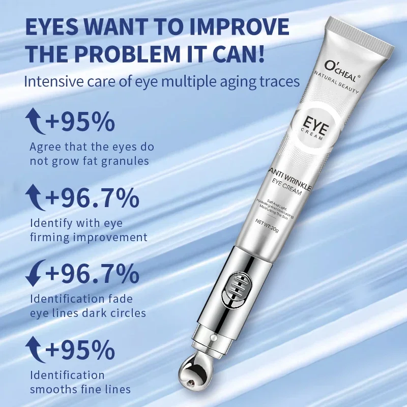 Revitalizing Electric Massage Eye Cream for hydration, reducing fine lines, wrinkles, and dark circles