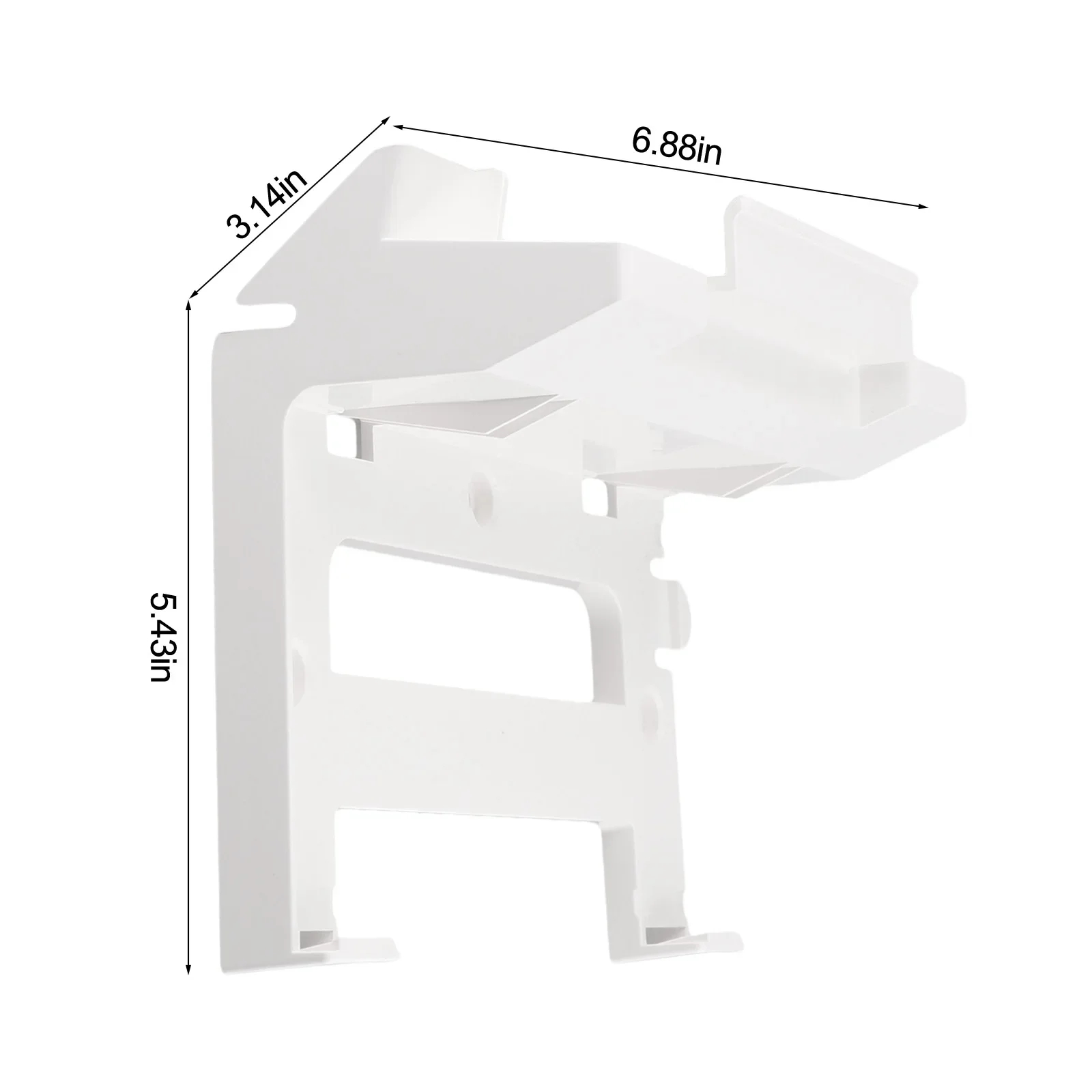 

1pc Router Bracket 2 In 1 For Starlink For Gen 3 Mount For V3 Router＆Power Supply Mounting Kit ABS Router Bracket Tools