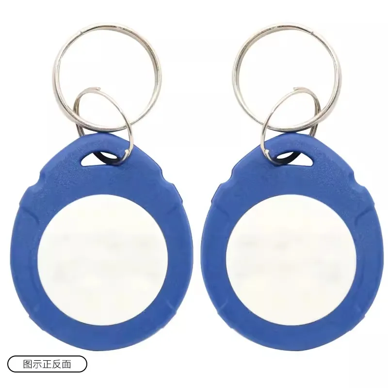 100 pièces 125 tiens z T5577 EM4305 Porte-clés Réinscriptible RFID Tag Copy Access Card ID Token Ring ClhbKeychain Document Aléatoire