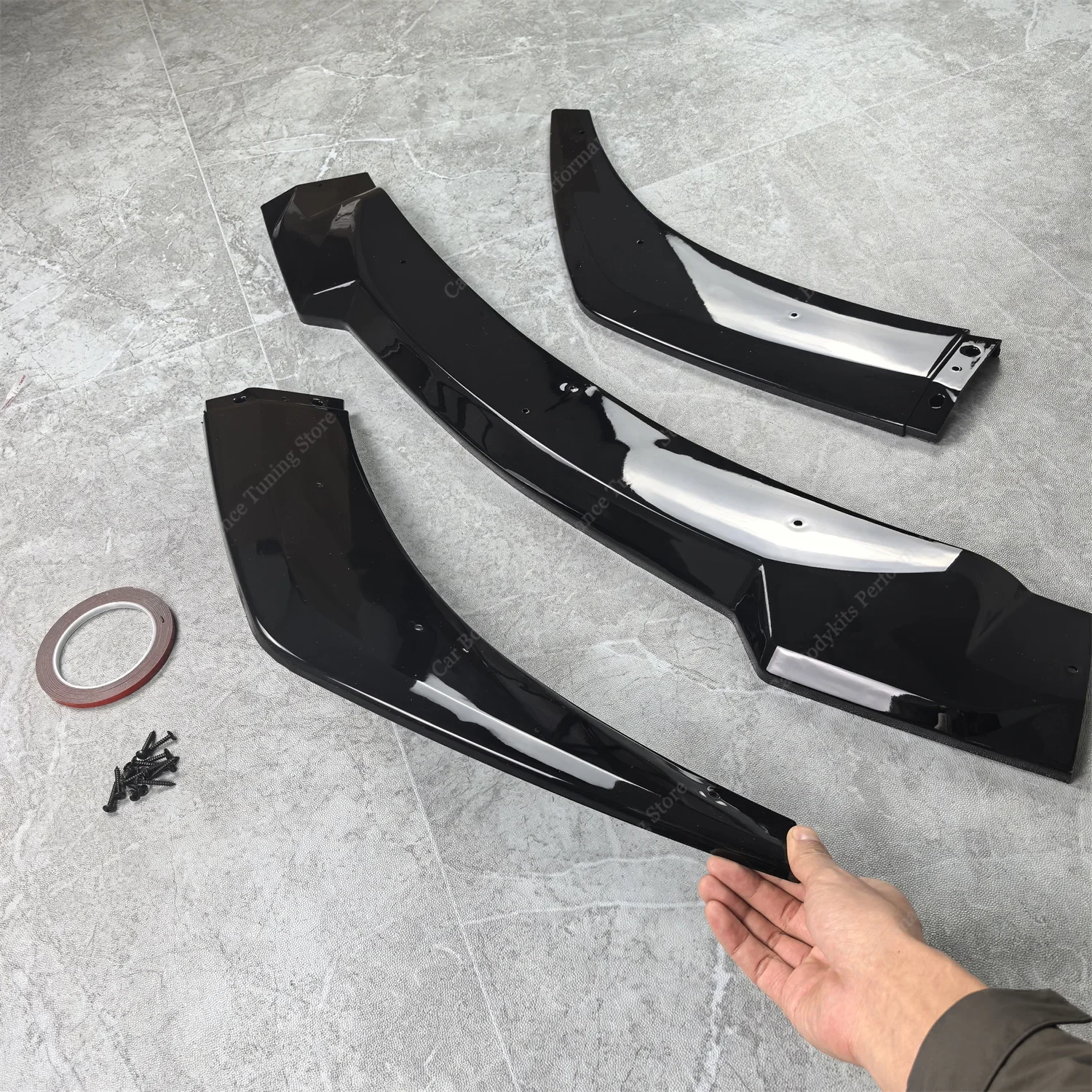 For Bmw F12 F13 F06 V Style Front Bumper Lip Spoiler Splitter Diffuser 640i 650i 640d M Sport 2012-2018 Styling Bodykits Tuning