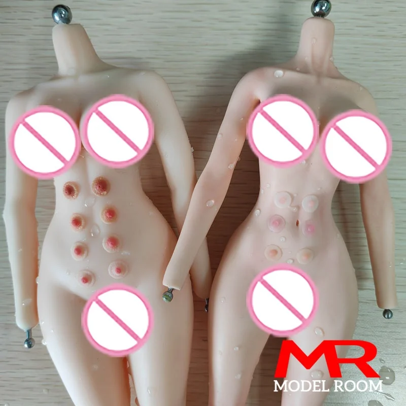

1/6 Female Breast Private Area Silicone Sticker Seamless Body Physiological Detail Props Fit 12'' TBL JIAOU ANT Action Figure