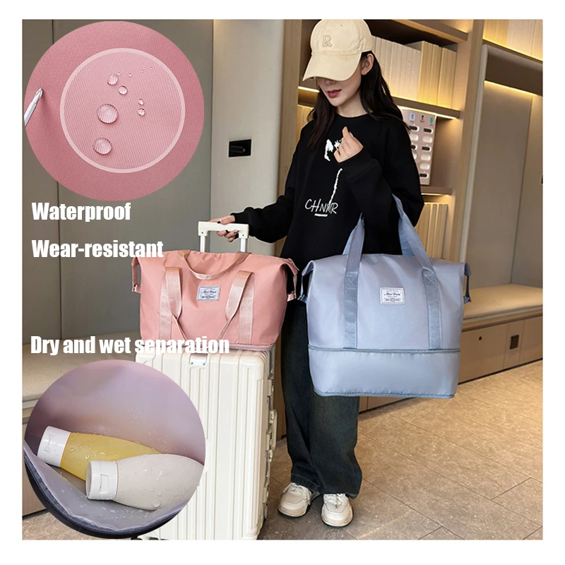 Stylish Casual Quality Large Capacity Expandable Portable Hand/Shoulder/Hand Luggage accessories Bag