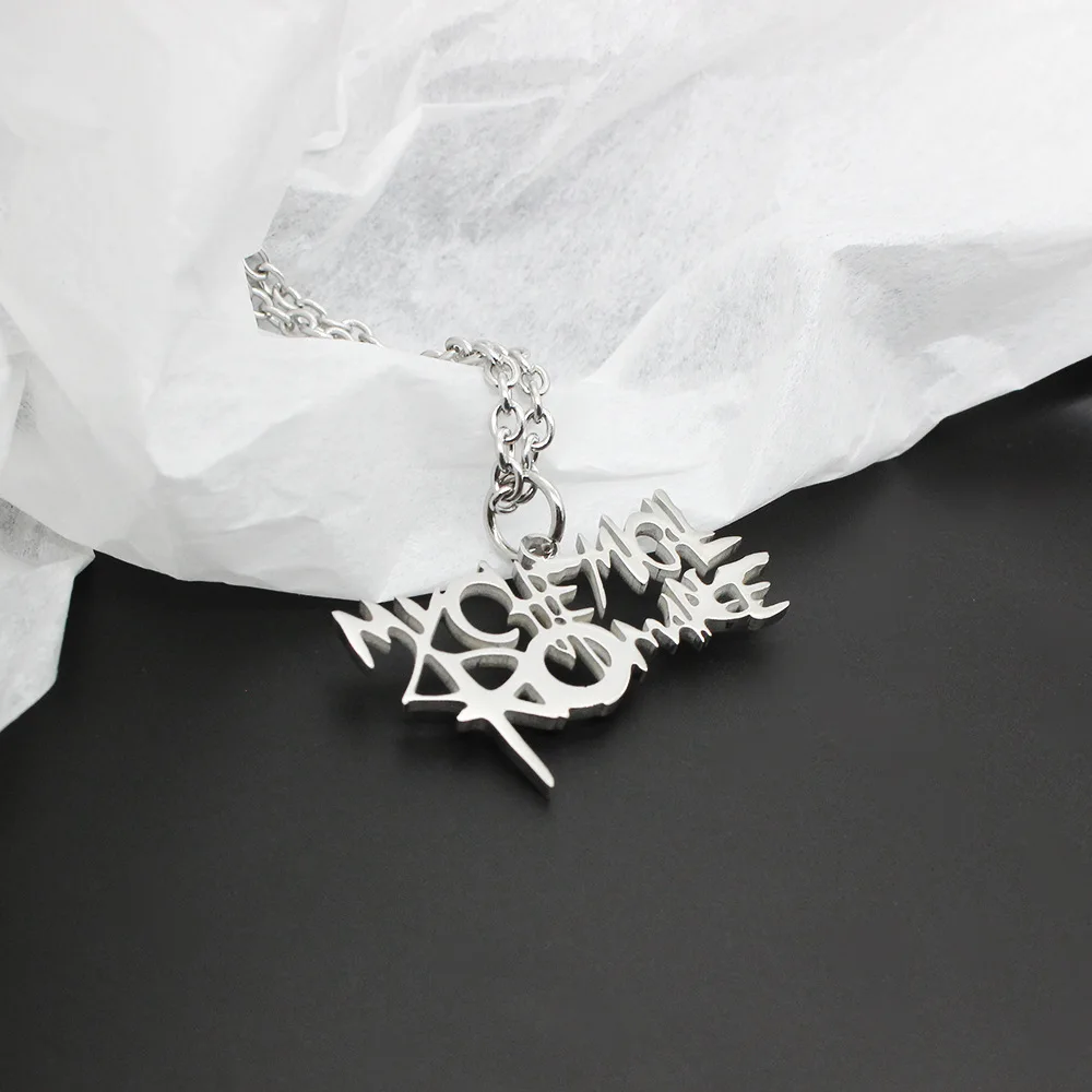 My Chemical Romance Heavy Metal Punk Stainless Steel Rock Necklace Pendant