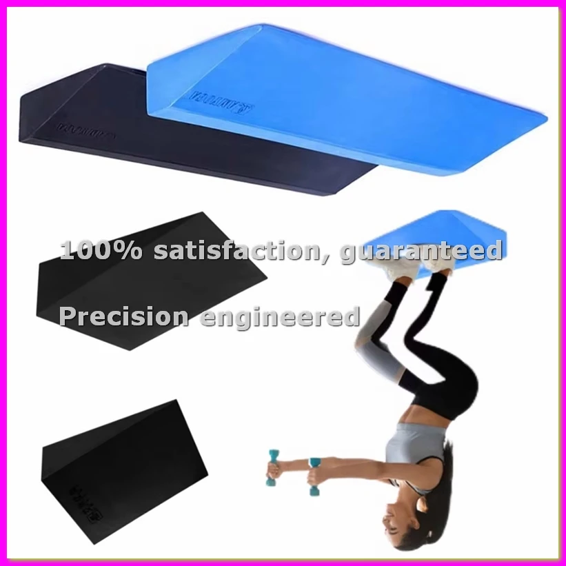 

Блок-подушка для йоги из пены ЭВА, клиновидная доска для приседаний и растяжки, наклонная доска для домашнего спортзала, клин для тренировки ног, фитнес-аксессуары, синий-AD23