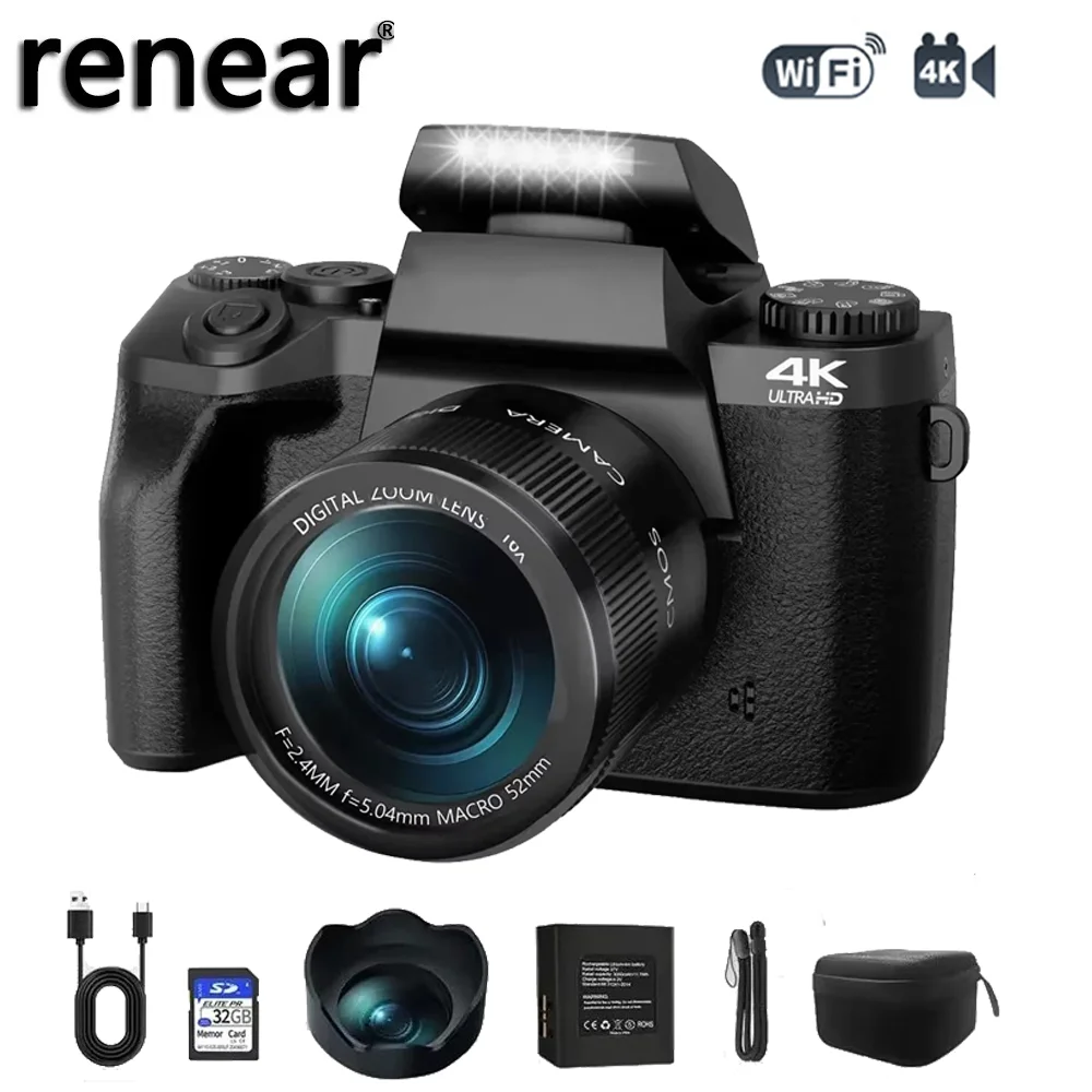 64MP 4K Video Camer…