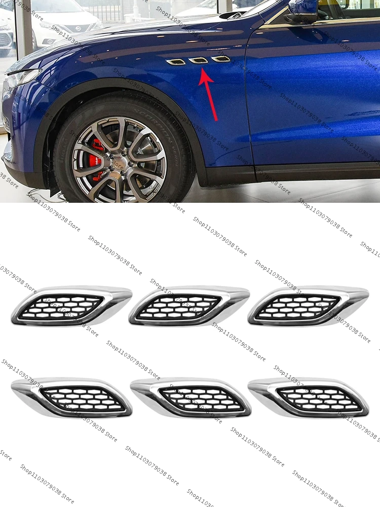 For Maserati Levante 2016-2021 Car Front Side Grille Air Intake Fender Vents Grill Auto Accessories 670065951 670065952