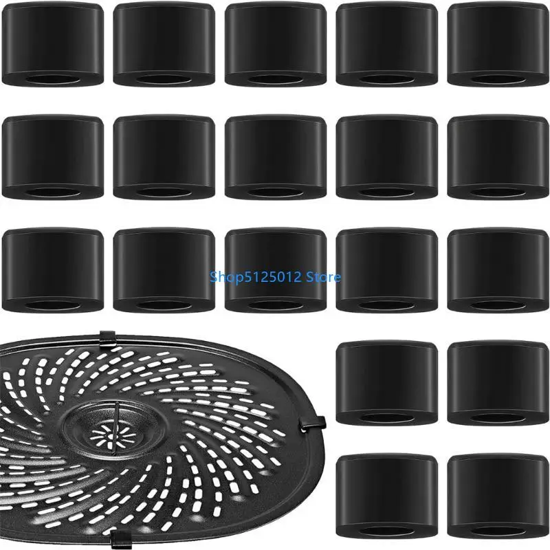 G8TC Air Fryers Bumpers Side Tray Dish Washer Corner Guard Foot Label Component Bumpers Air Fryers Bumpers Protectors