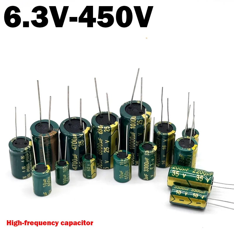Aluminum Electrolytic Capacitor 6.3V 10V 16V 25V 35V 50V 400V 450V 470UF 100UF 220UF 330UF470UF 680UF 1000UF 47UF10UF 22UF 1UF image 4