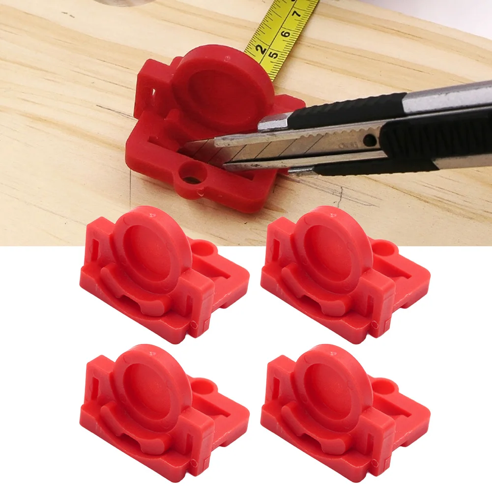 4pcs Wood Measuring Tool Set Carpenter Marking Locator Woodboard Cutting Tool Measuring Accessory For DIY Projects