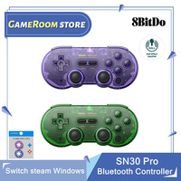 8Bitdo SN30 Pro Bluetooth Gamepad Controller with Hall Effect Joystick for Nintend Switch MacOS Android PC SteamoS Raspberry Pi