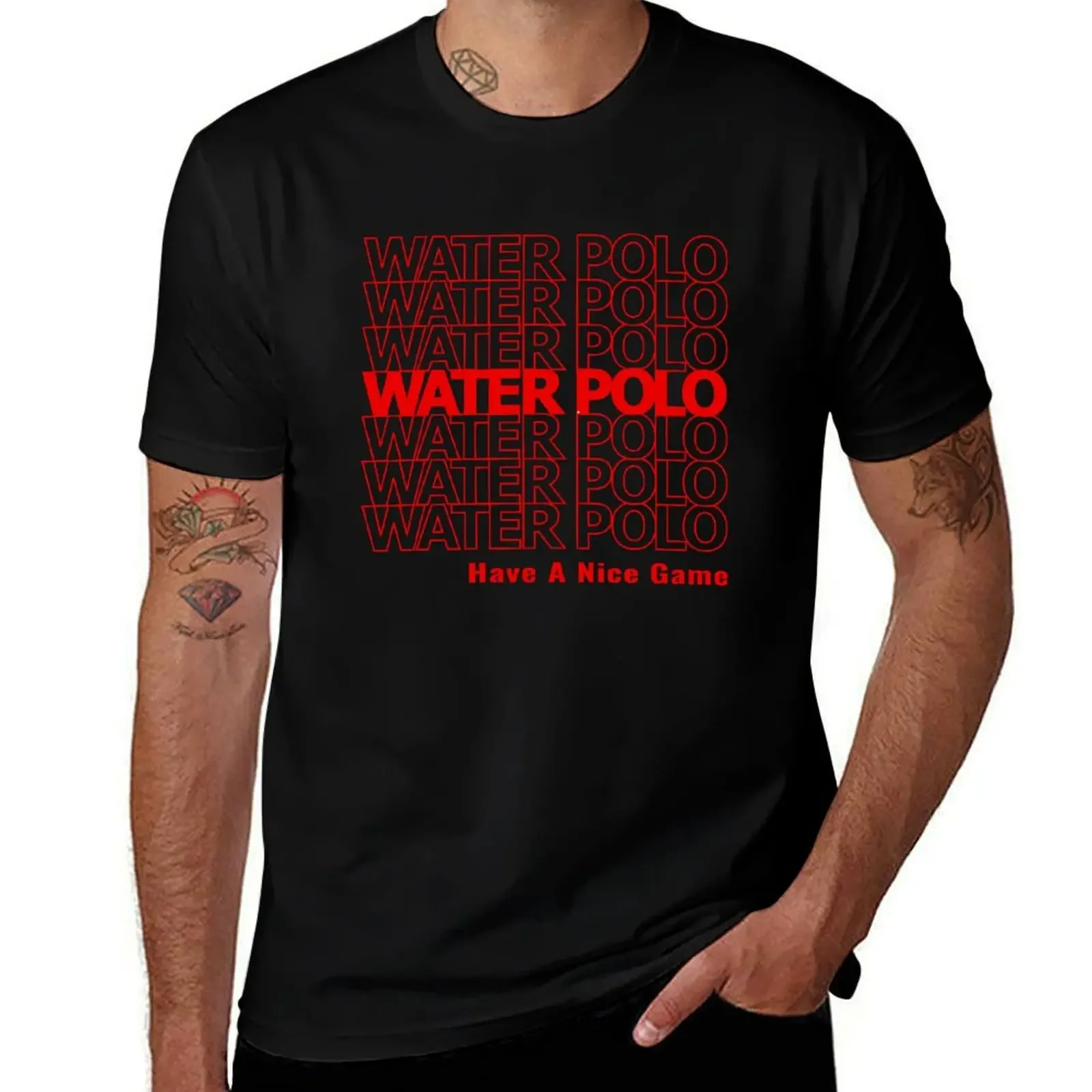 

WATER POLO Have A Nice Game T-Shirt blacks summer shirt mens cotton t shirts