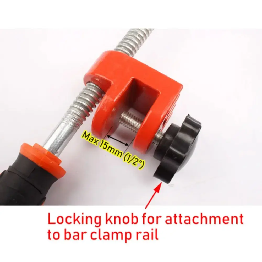 Fine Workmanship Woodworking Edge Clamp Tightening Clip Comfortable Handle Quick Grip Clamping Tool Metal Construction