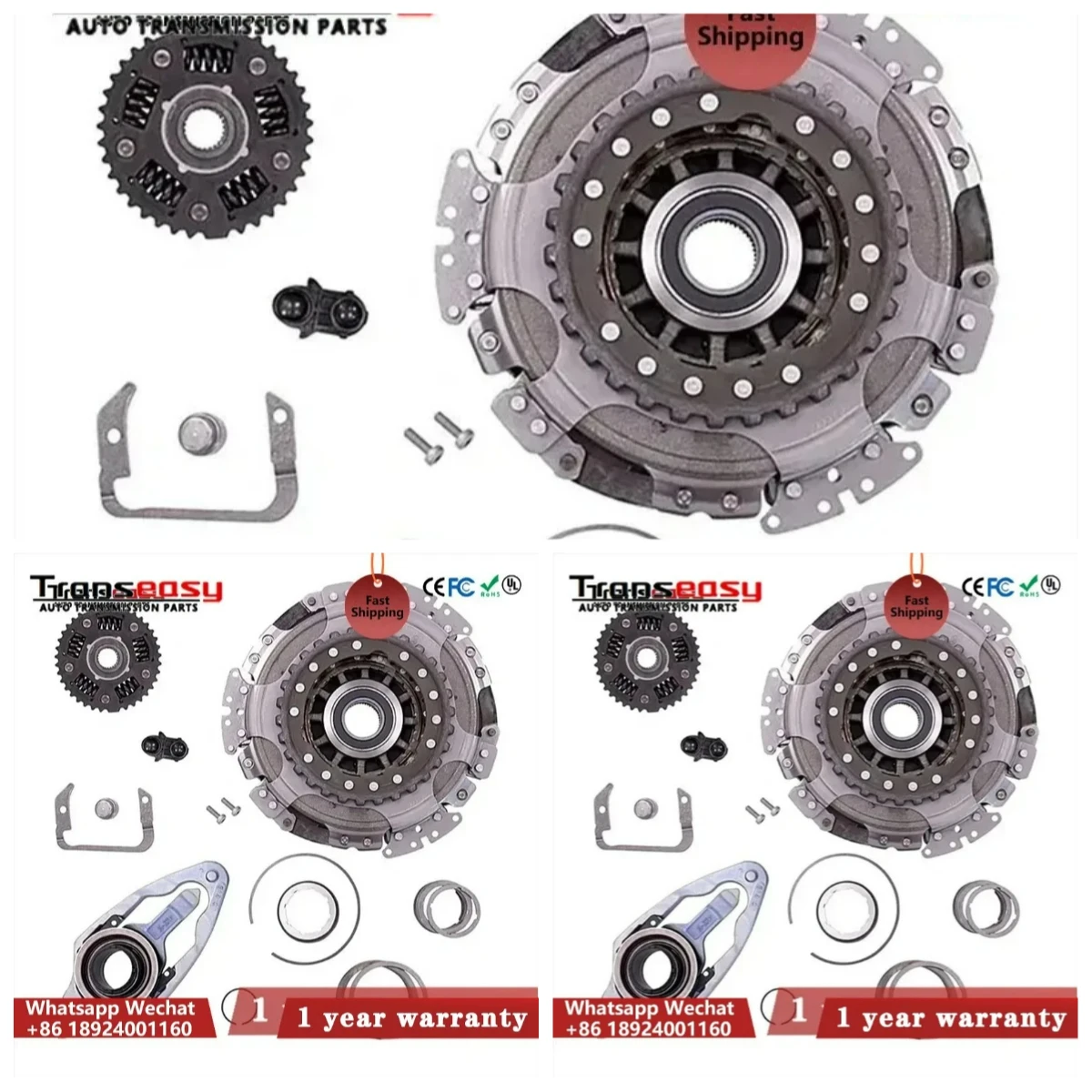 0AM198140C 0AM DSG for LUK  Gen 1 Old version Dual Clutch Kit 7speed  602000100 DQ200 Fits For Audi VW Golf 1.2T 1.4T 0AM198142B